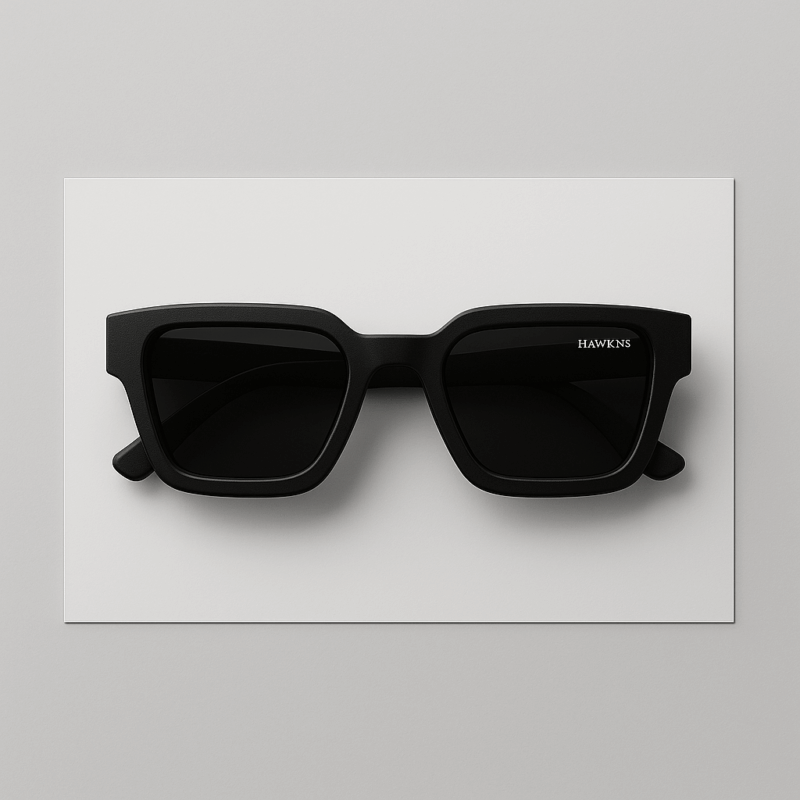 Gafas Hawkins Negras Cristal Oscuro