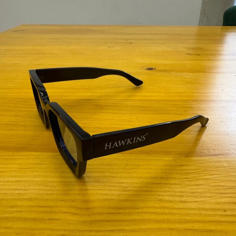Gafas Hawkins Negras Cristal Azul